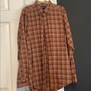 Long sleeve polo shirt boy XL also men’s [small]